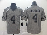 Nike Cowboys 4 Dak Prescott Gray Gridiron Gray Vapor Untouchable Limited Jersey,baseball caps,new era cap wholesale,wholesale hats